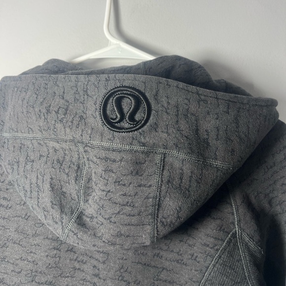 Lululemon Scuba Manifesto Full Zip Script hoodie 4 - Picture 8 of 9